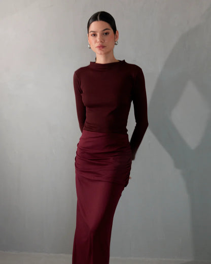 Haze skirt Wine