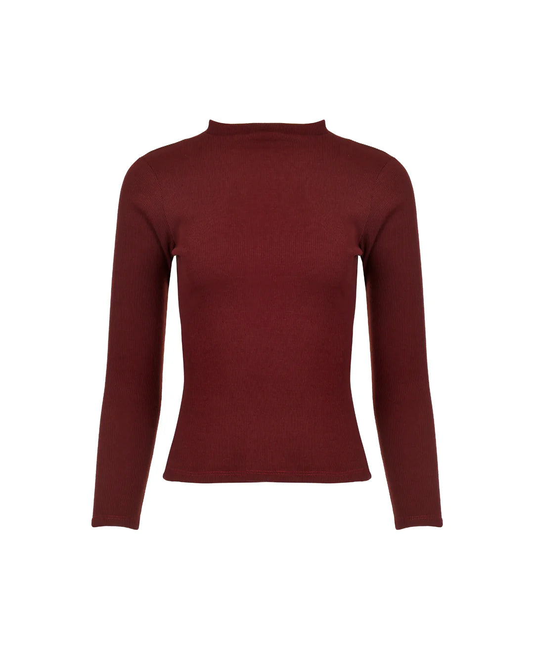Skin like turtle neck sweater Wine